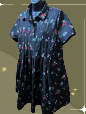 ✨ Nwt Hill House Home Rosalind Dress In Black Ikat Taffeta Size M